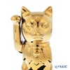 リヤドロ 招き猫 ゴールド 9305