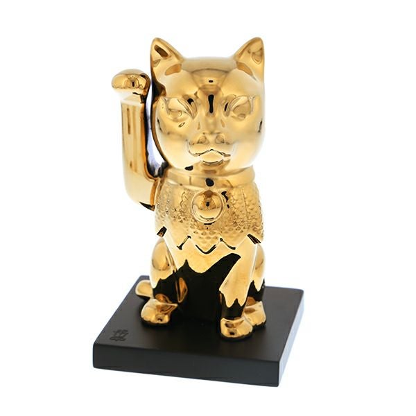 リヤドロ招き猫希少 リヤドロ 招き猫 ゴールド 9305 | ブランド洋食器専門店ル・ノーブル