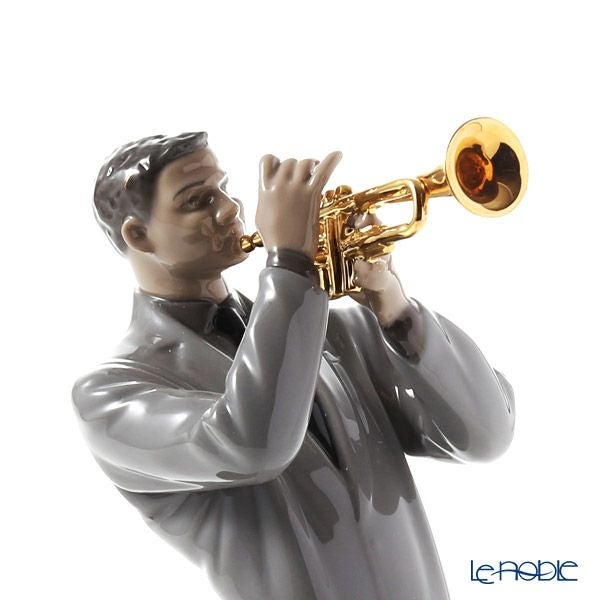 リヤドロ ジャズ トランペッター 09329（33×17cm）
