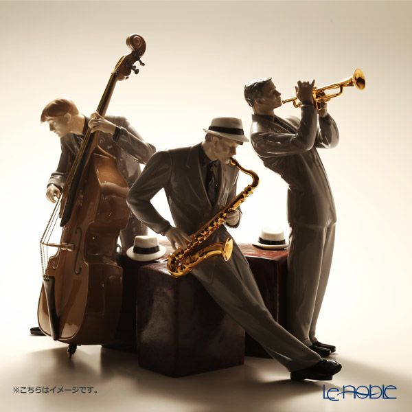 リヤドロ ジャズ トランペッター 09329（33×17cm）