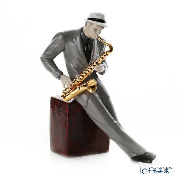 リヤドロ ジャズ サクフォニスト 09330（29×23cm）