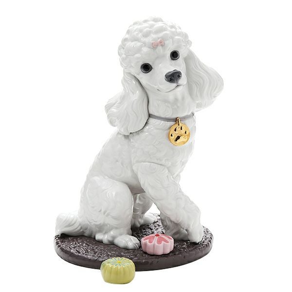 リヤドロ プードルのお茶会 09472 33×22cm