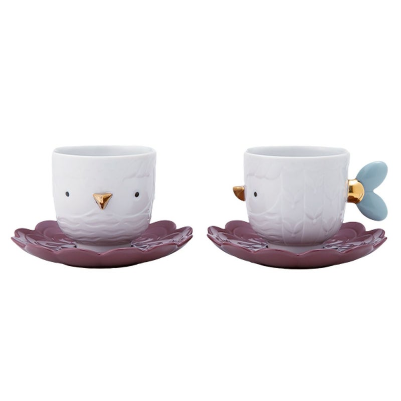 リヤドロ カフキ カップ＆ソーサー 160ml 2客セット 09661