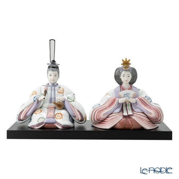 リヤドロ 雛人形（花文様） LE500 09671 世界限定生産500点