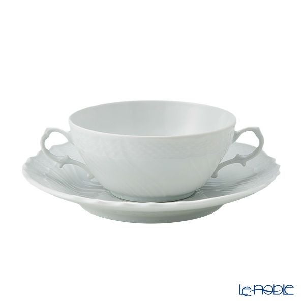 ジノリ1735／リチャード ジノリ（GINORI 1735／Richard Ginori） ベッキオホワイト スープカップ＆ソーサー 300ml