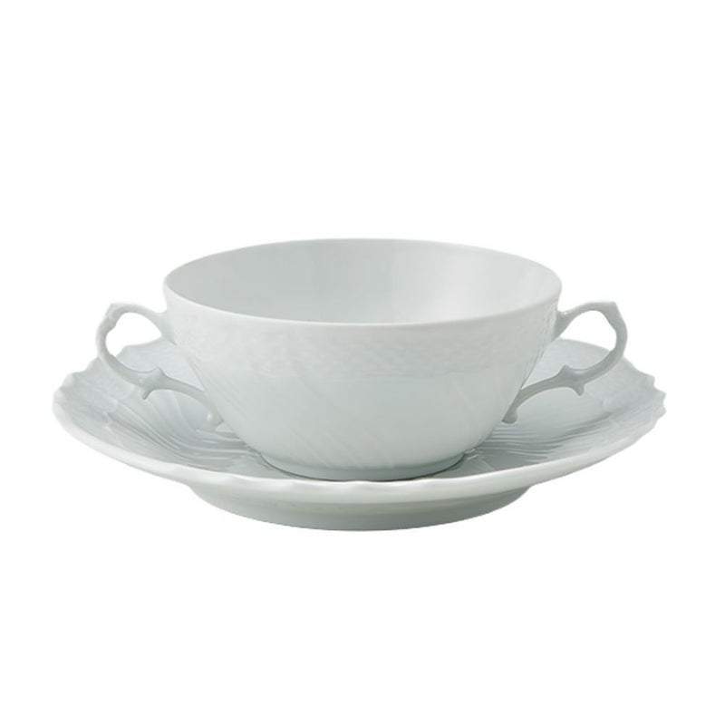 ジノリ1735／リチャード ジノリ（GINORI 1735／Richard Ginori） ベッキオホワイト スープカップ＆ソーサー 300ml