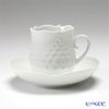 マイセン（Meissen） ホワイトレリーフ 000001／26582 コーヒーカップ＆ソーサー 150ml