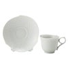 マイセン（Meissen） 波の戯れホワイト 000001／29579 エスプレッソカップ＆ソーサー 100ml
