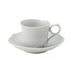 マイセン（Meissen） 波の戯れホワイト 000001／29579 エスプレッソカップ＆ソーサー 100ml