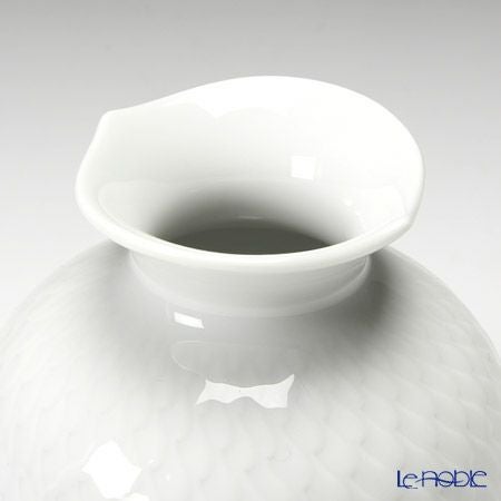 マイセン（Meissen） 波の戯れホワイト 000001／50143 ベース（花瓶） 9cm