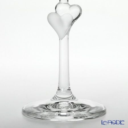 マイセン（Meissen） マイセンクリスタル ハート シャンパン 24.2cm（サテン） ペア