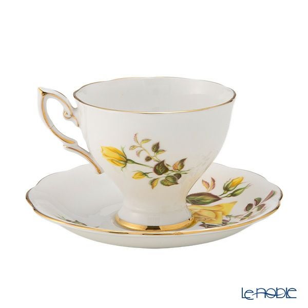 【1点限り】英国ヴィンテージ ロイヤルスタンダード 黄色のバラ トリオセット