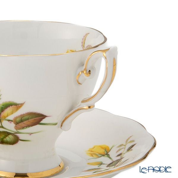 【1点限り】英国ヴィンテージ ロイヤルスタンダード 黄色のバラ トリオセット