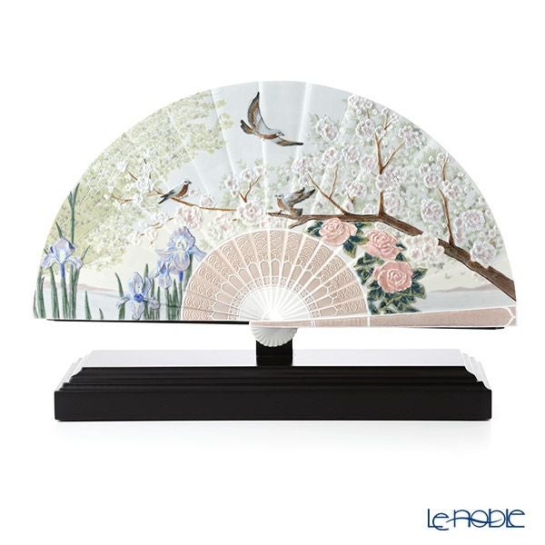 リヤドロ 扇・菖蒲と桜 01936 世界限定生産2000点