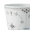 ロイヤルコペンハーゲン（Royal Copenhagen）ブラックフルーテッドハーフレース ハイハンドル マグカップ 330ml 1066933