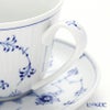 ロイヤルコペンハーゲン（Royal Copenhagen） ブルー フルーテッド プレイン カップ＆ソーサー 240ml 1101064