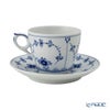 ロイヤルコペンハーゲン（Royal Copenhagen） ブルー フルーテッド プレイン コーヒーカップ＆ソーサー 160ml 1101071／1017173