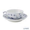 ロイヤルコペンハーゲン（Royal Copenhagen） ブルー フルーテッド プレイン ティーカップ＆ソーサー 180ml 1101077