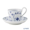 ロイヤルコペンハーゲン（Royal Copenhagen） ブルー フルーテッド プレイン ティーカップ＆ソーサー（ハイハンドル） 240ml 1101092／1017176