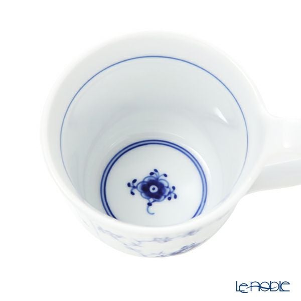 ロイヤルコペンハーゲン（Royal Copenhagen） ブルー フルーテッド プレイン ハイハンドル マグカップ 240ml 1101093／1056202
