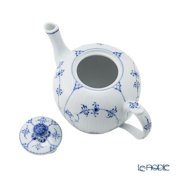 ロイヤルコペンハーゲン（Royal Copenhagen） ブルー フルーテッド プレイン ティーポット（S） 350ml 1101132