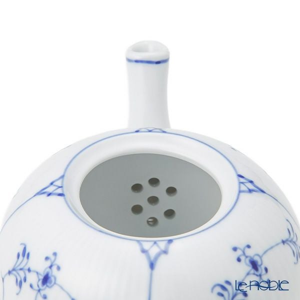 ロイヤルコペンハーゲン（Royal Copenhagen） ブルー フルーテッド プレイン ティーポット（S） 350ml 1101132