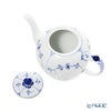 ロイヤルコペンハーゲン（Royal Copenhagen） ブルー フルーテッド プレイン ティーポット（L） 1000ml 1101141／1017182