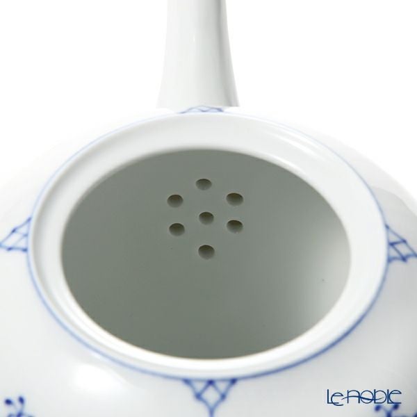 ロイヤルコペンハーゲン（Royal Copenhagen） ブルー フルーテッド プレイン ティーポット（L） 1000ml 1101141／1017182