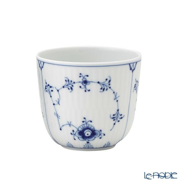 ロイヤルコペンハーゲン（Royal Copenhagen） ブルー フルーテッド プレイン カップ ペア 7.5×H6cm 130ml 1101149／1062453