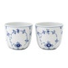 ロイヤルコペンハーゲン（Royal Copenhagen） ブルー フルーテッド プレイン カップ ペア 7.5×H6cm 130ml 1101149／1062453