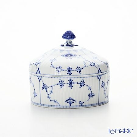ロイヤルコペンハーゲン（Royal Copenhagen） ブルー フルーテッド プレイン ボックスラウンド 11.5cm 1101175／1016758
