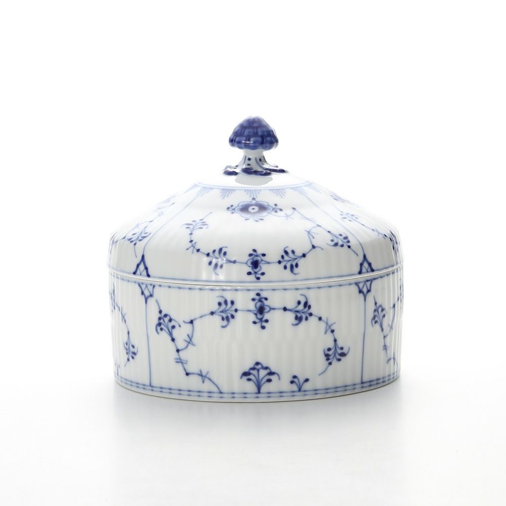 ロイヤルコペンハーゲン（Royal Copenhagen） ブルー フルーテッド プレイン ボックスラウンド 11.5cm 1101175／1016758