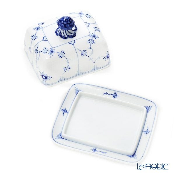 ロイヤルコペンハーゲン（Royal Copenhagen） ブルー フルーテッド プレイン バターディッシュ 1101204／1026442