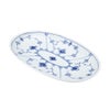 ロイヤルコペンハーゲン（Royal Copenhagen） ブルー フルーテッド プレイン オーバルディッシュ 23.5×15cm 1101356／1016759