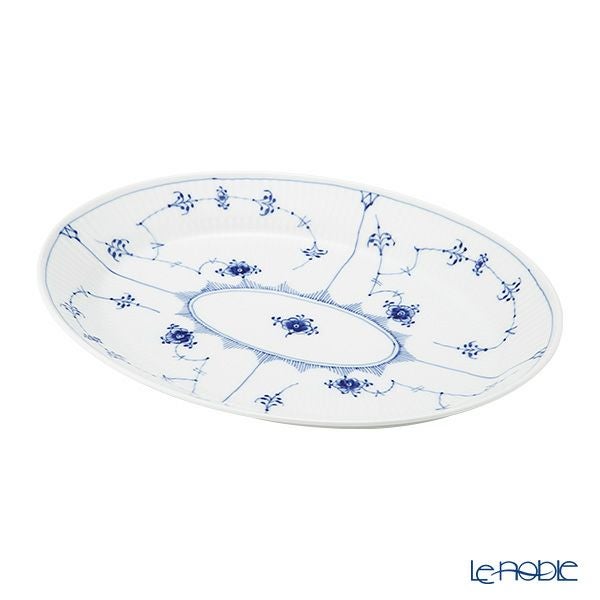 ロイヤルコペンハーゲン（Royal Copenhagen） ブルー フルーテッド プレイン オーバル ディッシュ ディープ 30×23.5×H3.5cm 1101371／1016760