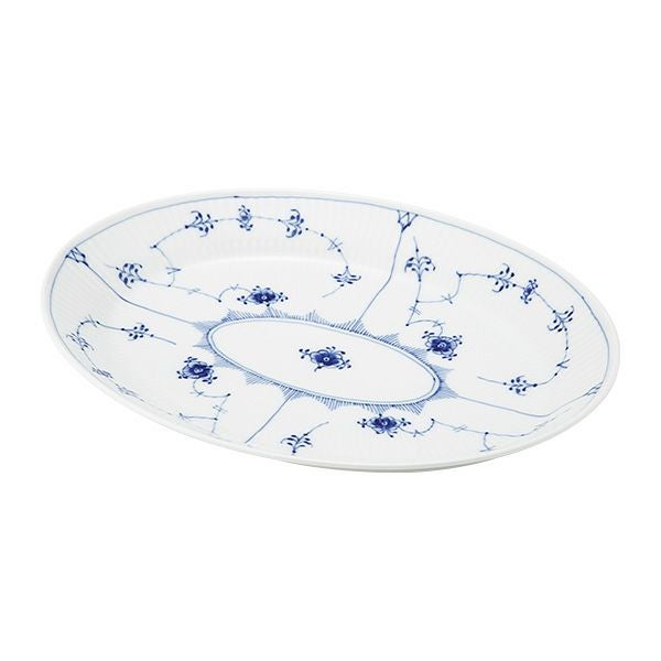 ロイヤルコペンハーゲン（Royal Copenhagen） ブルー フルーテッド プレイン オーバル ディッシュ ディープ 30×23.5×H3.5cm 1101371／1016760