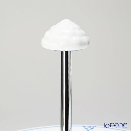 ロイヤルコペンハーゲン（Royal Copenhagen） ブルー フルーテッド プレイン 2段ケーキスタンド 24cm 組立式 1101437／1016764