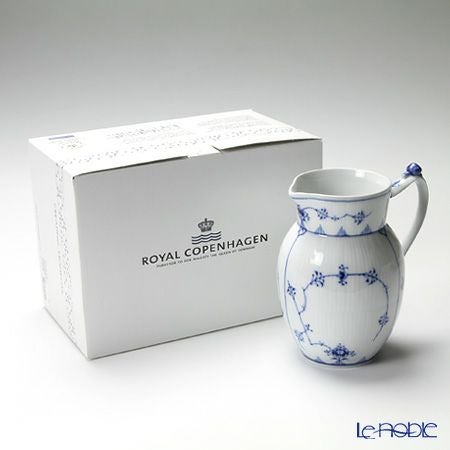 ロイヤルコペンハーゲン（Royal Copenhagen） ブルー フルーテッド プレイン ミルクジャグ 1101442／1017188