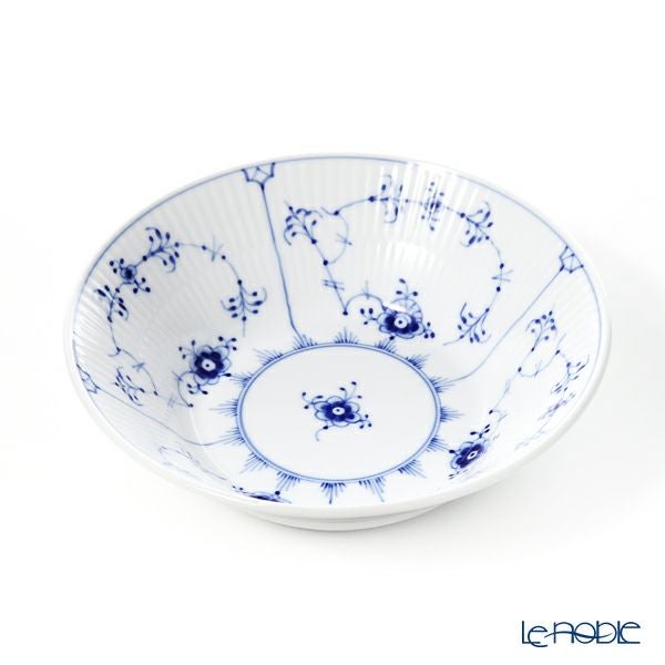 ロイヤルコペンハーゲン（Royal Copenhagen） ブルー フルーテッド プレイン ディーププレート 17×H5cm 1101600