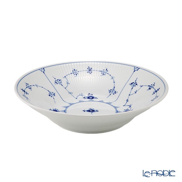 ロイヤルコペンハーゲン（Royal Copenhagen） ブルー フルーテッド プレイン パスタプレート 24×6cm 1101606／1016769