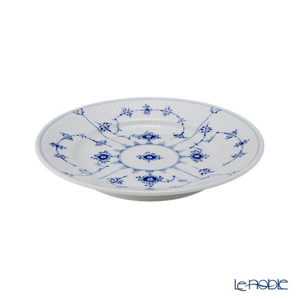 ロイヤルコペンハーゲン（Royal Copenhagen） ブルー フルーテッド プレイン プレート 17cm 1101617／1017198