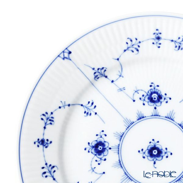 ロイヤルコペンハーゲン（Royal Copenhagen） ブルー フルーテッド プレイン プレート（フラット） 19cm 1101620／1017199