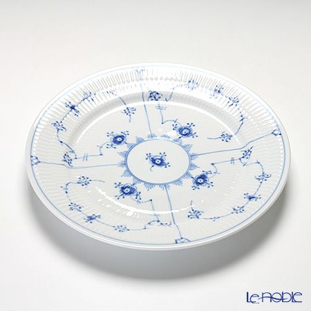 ロイヤルコペンハーゲン（Royal Copenhagen） ブルー フルーテッド プレイン プレート（フラット） 27cm 1101627／1017202
