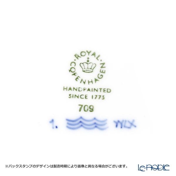 ロイヤルコペンハーゲン（Royal Copenhagen） ブルー フルーテッド プレイン スモールスクエアディッシュ 10x10cm 1101709／1026608