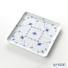 ロイヤルコペンハーゲン（Royal Copenhagen） ブルー フルーテッド プレイン スクエアディッシュ 20cm 1101720／1017204