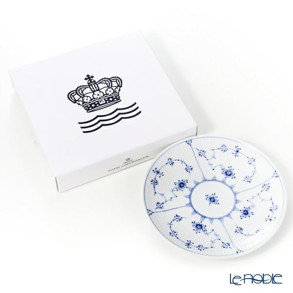 ロイヤルコペンハーゲン（Royal Copenhagen） ブルー フルーテッド プレイン クーププレート 19cm 1101729