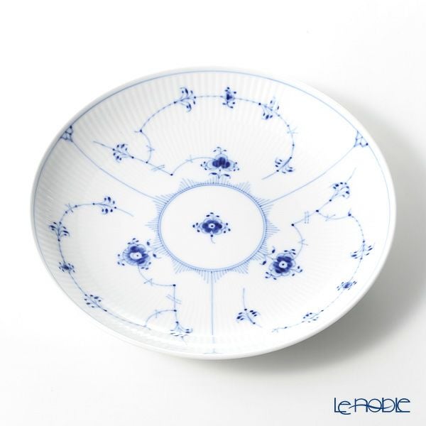 ロイヤルコペンハーゲン（Royal Copenhagen） ブルー フルーテッド プレイン ディーププレート 25×H4cm 1101731