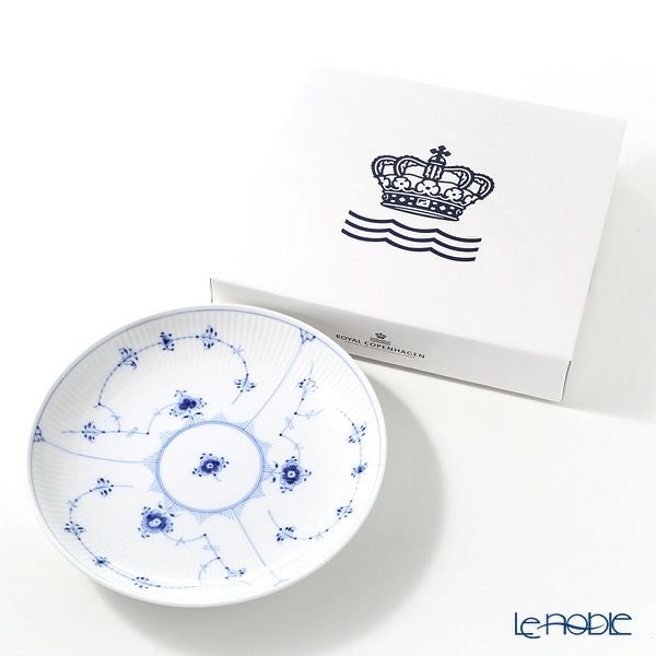 ロイヤルコペンハーゲン（Royal Copenhagen） ブルー フルーテッド プレイン ディーププレート 25×H4cm 1101731