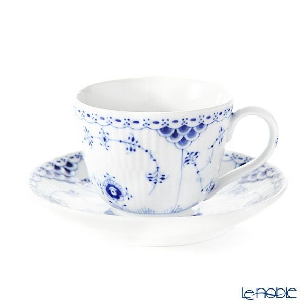 ロイヤルコペンハーゲン（Royal Copenhagen） ブルー フルーテッド ハーフレース カップ＆ソーサー 200ml 1102059／1020522