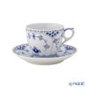 ロイヤルコペンハーゲン（Royal Copenhagen） ブルー フルーテッド ハーフレース コーヒーカップ＆ソーサー 170ml 1102071／1017205